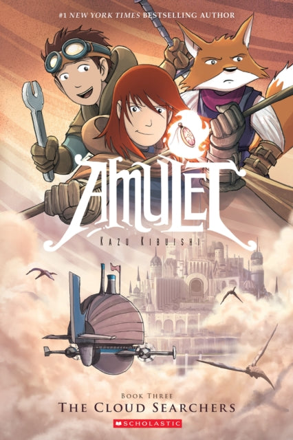 Book cover of: Cloud Searchers (Amulet, Book Three). By: Kazu Kibuishi