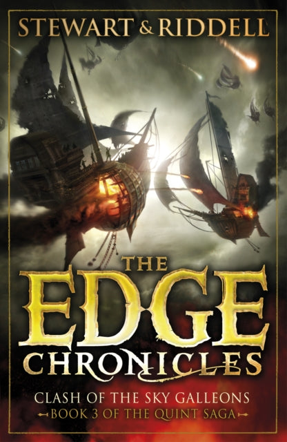 Book cover of: Edge Chronicles 3: Clash of the Sky Galleons. By: Paul Stewart