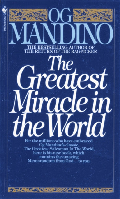 Book cover of: Greatest Miracle in the World. By: Og Mandino