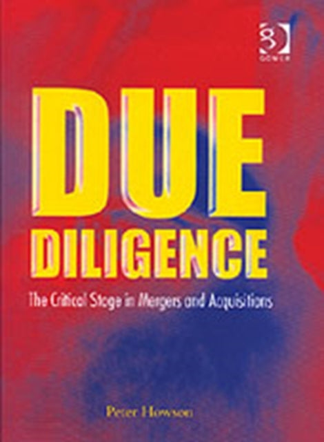 Book cover of: Due Diligence. By: Peter Howson