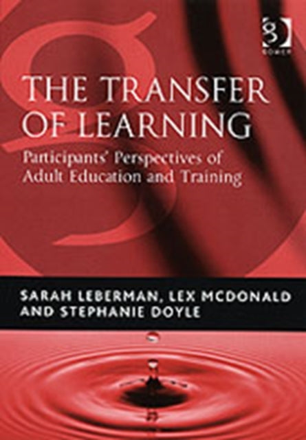 Book cover of: Transfer of Learning. By: Sarah Leberman