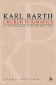 Book cover of: Church Dogmatics Study Edition 1