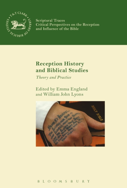 Book cover of: Reception History and Biblical Studies. By: Emma England