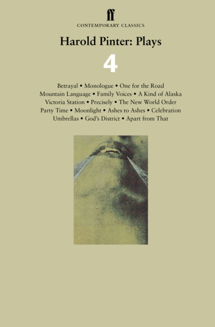 Book cover of: Harold Pinter: Plays 4. By: Harold Pinter