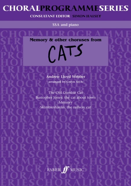 Book cover of: Memory & other choruses from Cats (Upper Voices)