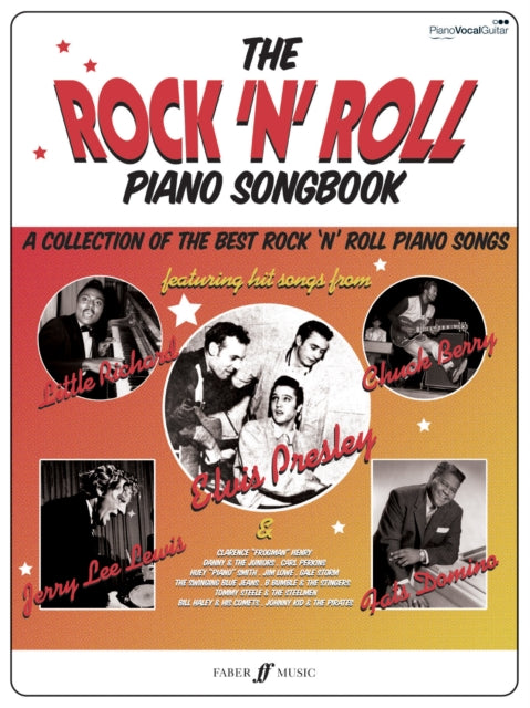 Book cover of: Rock 'n' Roll Piano Songbook. By: Lucy Holliday