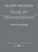 Book cover of: Study for "Metamorphosis". By: Oliver Knussen