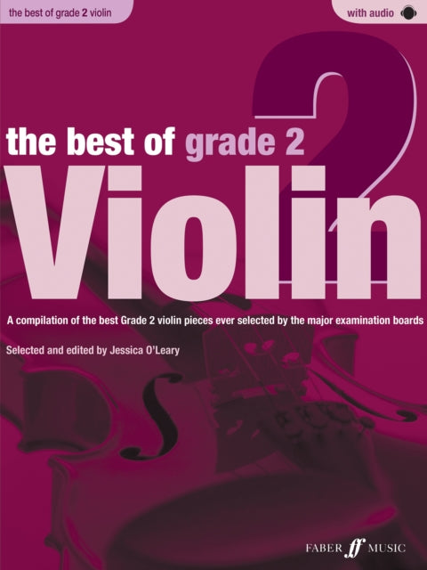 Book cover of: Best of Grade 2 Violin. By: Jessica O'Leary