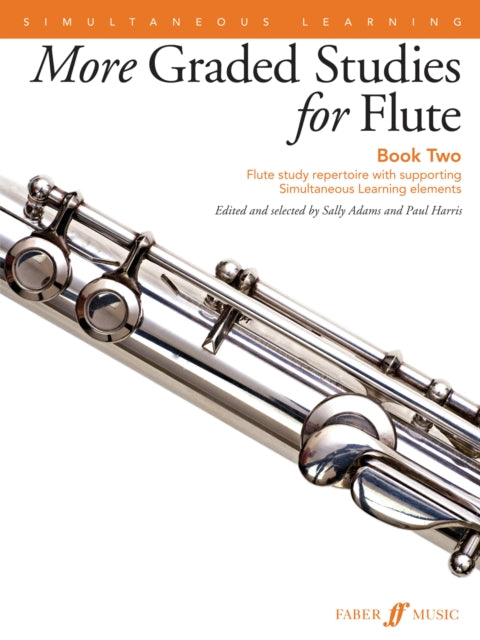 Book cover of: More Graded Studies for Flute Book Two. By: Sally Adams
