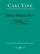 Book cover of: Piano Sonata No.4. By: Carl Vine