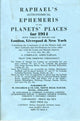 Book cover of: Raphael's Astronomical Ephemeris. By: Edwin Raphael