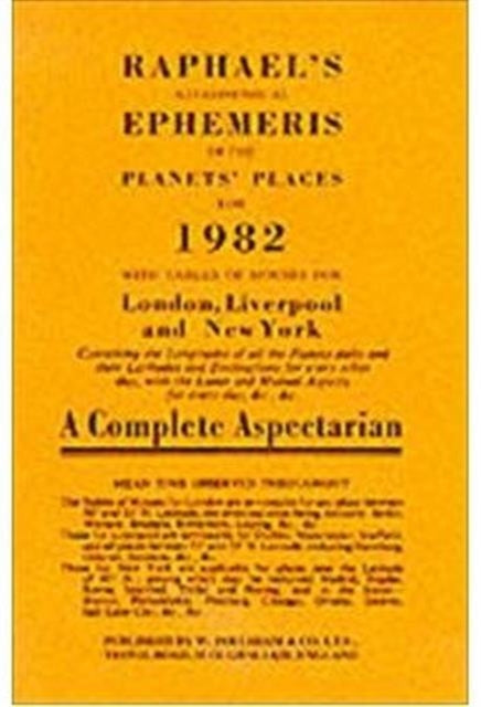 Book cover of: Raphael's Astronomical Ephemeris. By: Edwin Raphael