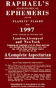 Book cover of: Raphael's Astronomical Ephemeris of the Planets' Places. By: Foulsham Books
