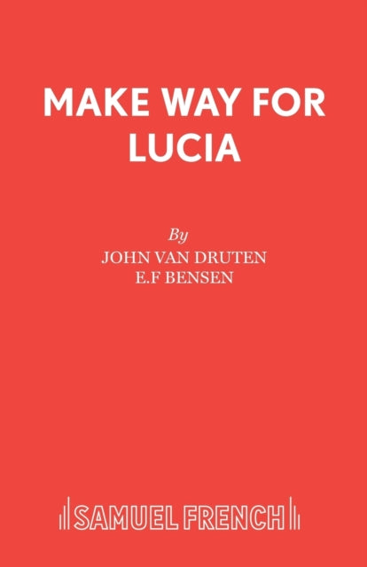 Book cover of: Make Way for Lucia. By: J.V. Druten