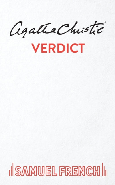 Book cover of: Verdict. By: Agatha Christie
