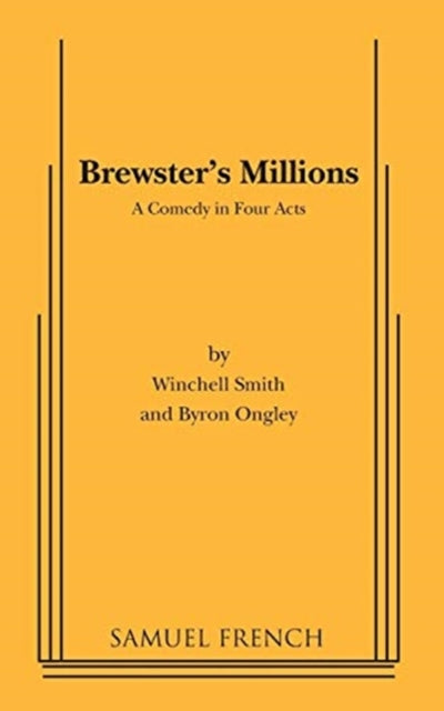 Book cover of: Brewster's Millions. By: Byron Ongley