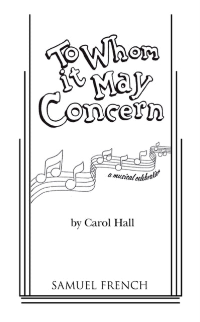 Book cover of: To Whom It May Concern