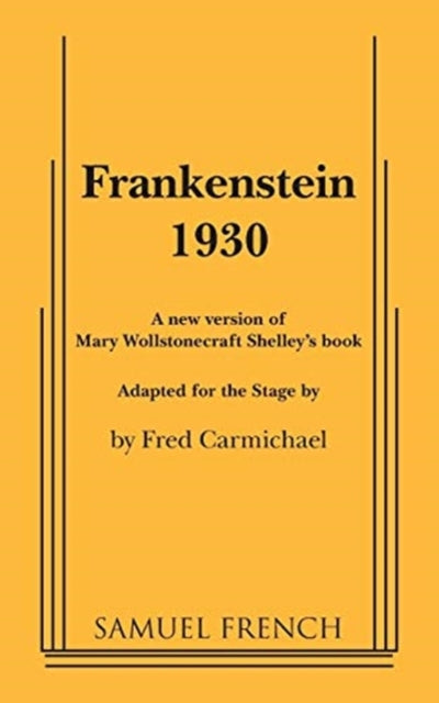 Book cover of: Frankenstein 1930