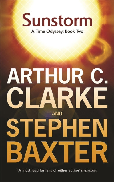 Book cover of: Sunstorm. By: Arthur C. Clarke