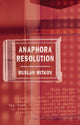Book cover of: Anaphora Resolution