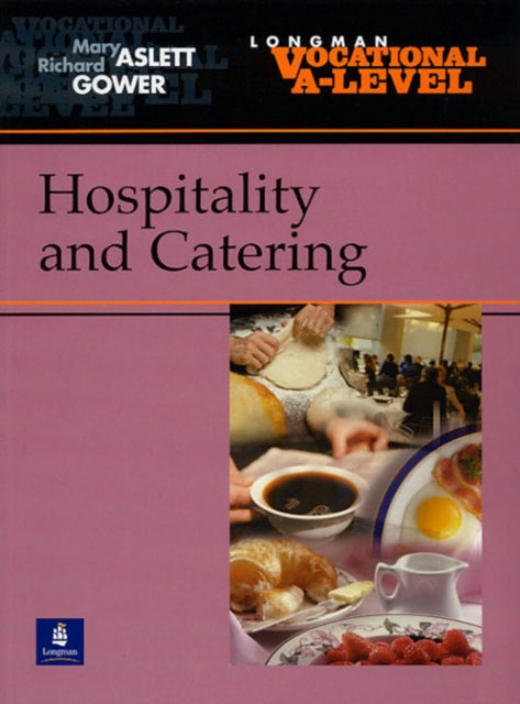 Book cover of: Vocational A-level: Hospitality & Catering. By: Mary Aslett