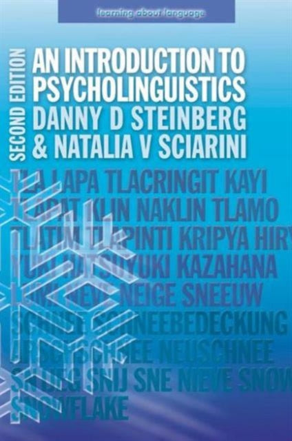 Book cover of: Introduction to Psycholinguistics