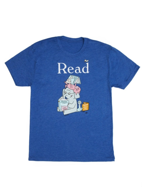 Book cover of: Elephant & Piggie Read Unisex T-shirt Xx-large