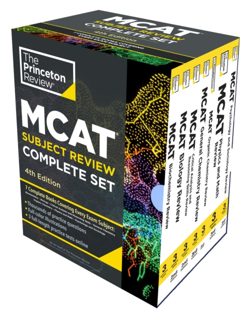 Book cover of: Princeton Review MCAT Subject Review Complete Box Set, 4th Edition. By: The Princeton The Princeton Review