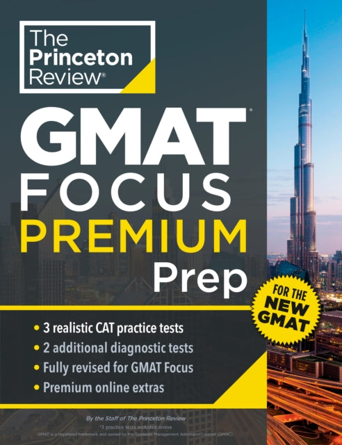 Book cover of: Princeton Review GMAT Focus Premium Prep. By: Princeton Review Staff