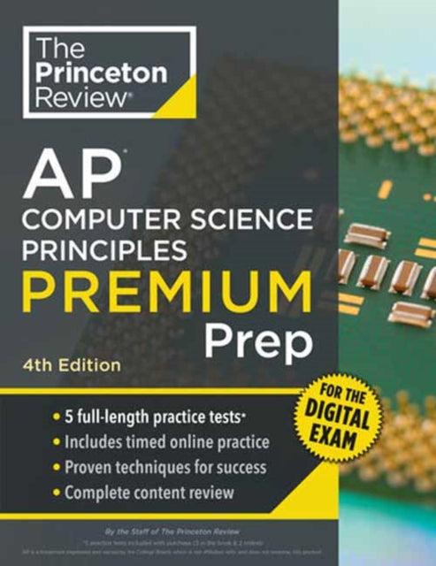 Book cover of: Princeton Review AP Computer Science Principles Premium Prep, 4th Edition