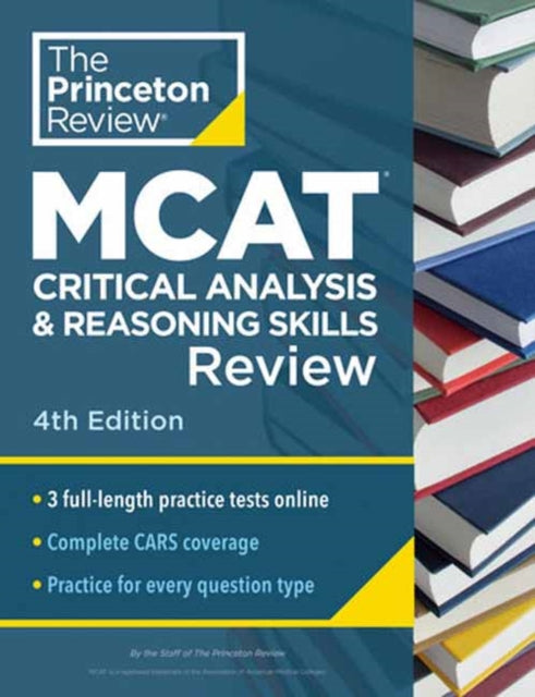 Book cover of: Princeton Review MCAT Critical Analysis and Reasoning Skills Review, 4th Edition