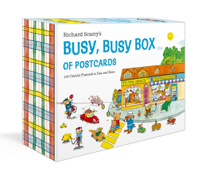 Book cover of: Richard Scarry's Busy, Busy Box of Postcards. By: Richard Scarry