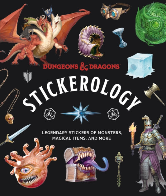 Book cover of: Dungeons & Dragons Stickerology. By: Official Dungeons & Dragons Licensed