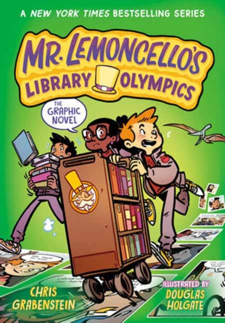 Book cover of: Mr. Lemoncello's Library Olympics: The Graphic Novel