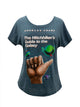 Book cover of: Hitchhiker's Guide to the Galaxy Indigo Women's Relaxed Fit T-shirt Small