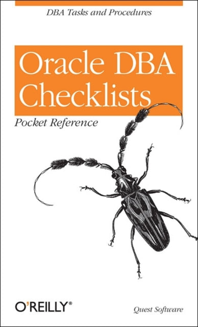 Book cover of: Oracle DBA Checklists Pocket Reference. By: Quest Software
