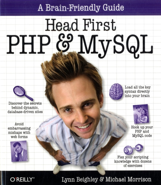 Book cover of: Head First PHP & MySQL. By: Lynn Beighley