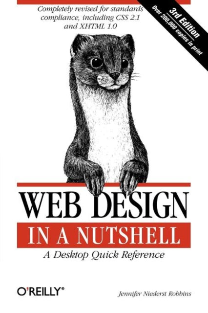 Book cover of: Web Design in a Nutshell. By: Jennifer Niederst Robbins