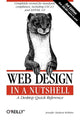 Book cover of: Web Design in a Nutshell. By: Jennifer Niederst Robbins