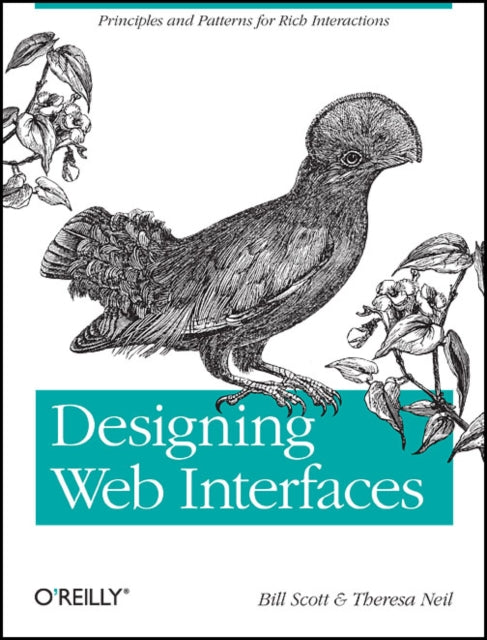 Book cover of: Designing Web Interfaces. By: Scott, Bill