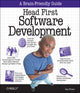 Book cover of: Head First Software Development. By: Dan Pilone