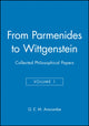 Book cover of: From Parmenides to Wittgenstein, Volume 1