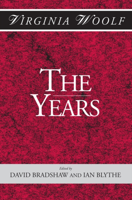 Book cover of: Years. By: Virginia Woolf