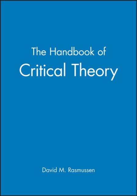 Book cover of: Handbook of Critical Theory. By: David M. Rasmussen