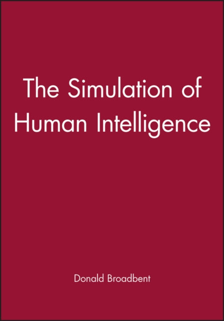 Book cover of: Simulation of Human Intelligence