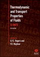 Book cover of: Thermodynamic and Transport Properties of Fluids. By: G. F. Rogers
