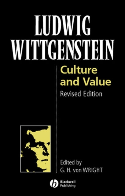 Book cover of: Culture and Value. By: Ludwig Wittgenstein
