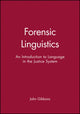 Book cover of: Forensic Linguistics