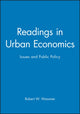 Book cover of: Readings in Urban Economics. By: Robert W. Wassmer