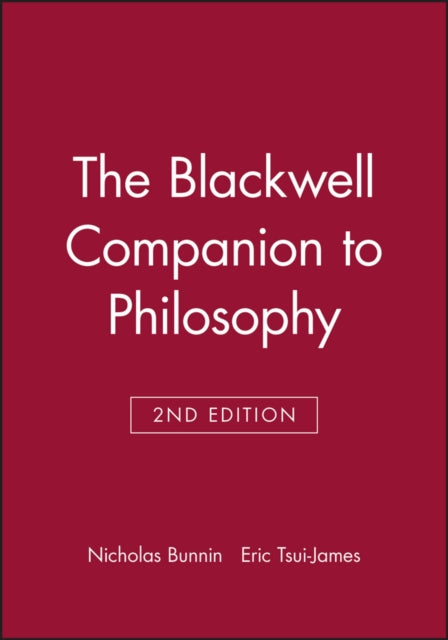 Book cover of: Blackwell Companion to Philosophy